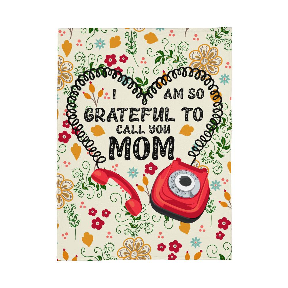 [Mother's Day Special] Call You MOM ☎️☎️ - Fleece Blanket