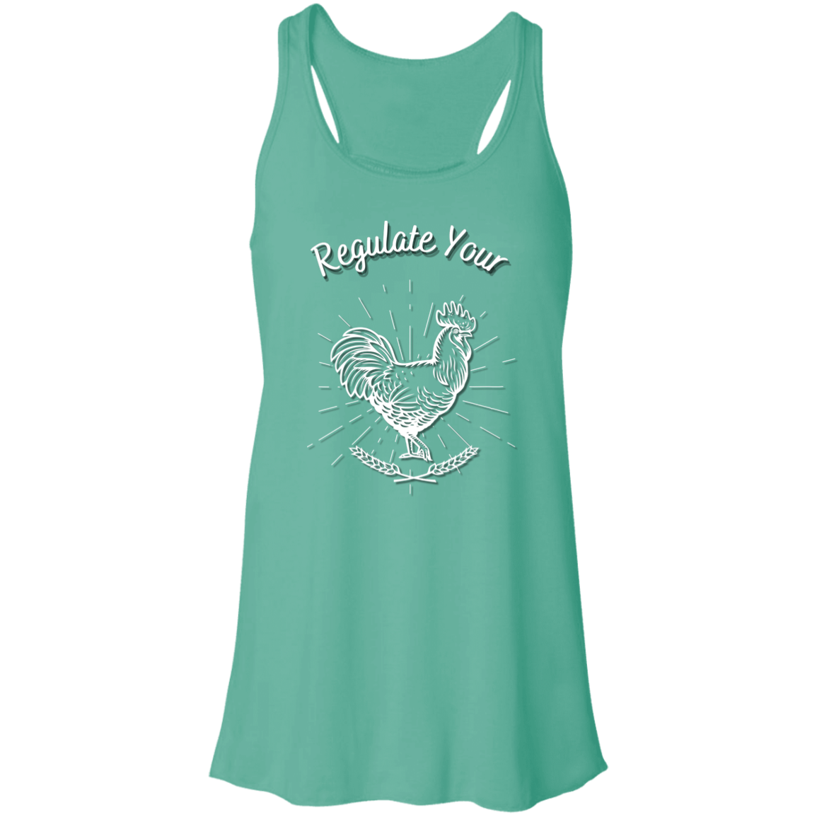 Regulate Your C**k - Flowy Racerback Tank
