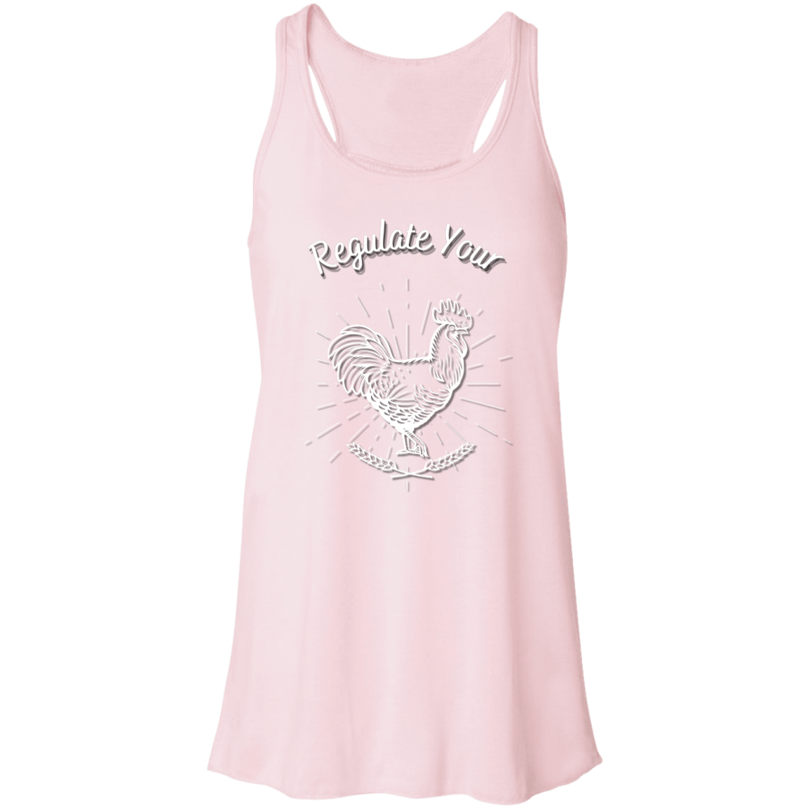 Regulate Your C**k - Flowy Racerback Tank