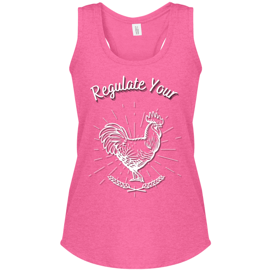Regulate Your C**k - Women's Perfect Tri Racerback Tank