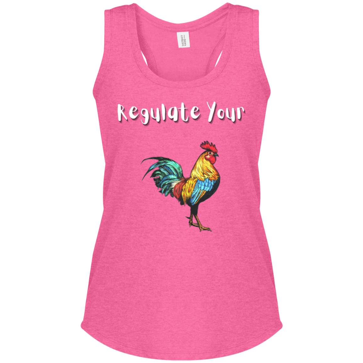 Regulate Your C**k - Women's Perfect Tri Racerback Tank