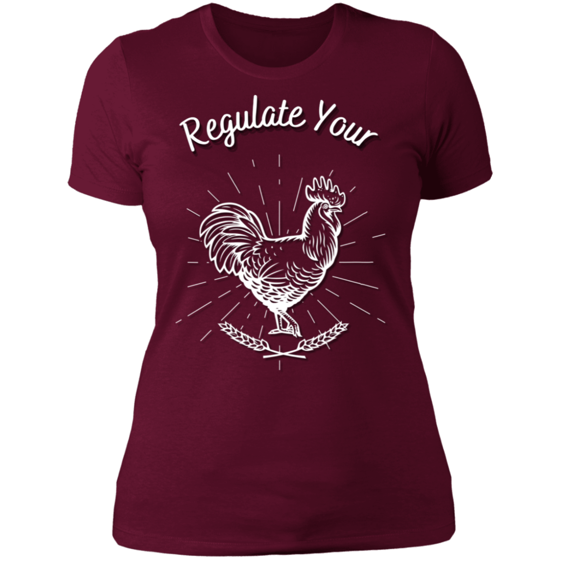 Regulate Your C**k - Ladies' Boyfriend T-Shirt