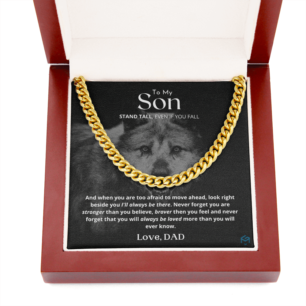 To My Son, Stand Tall...