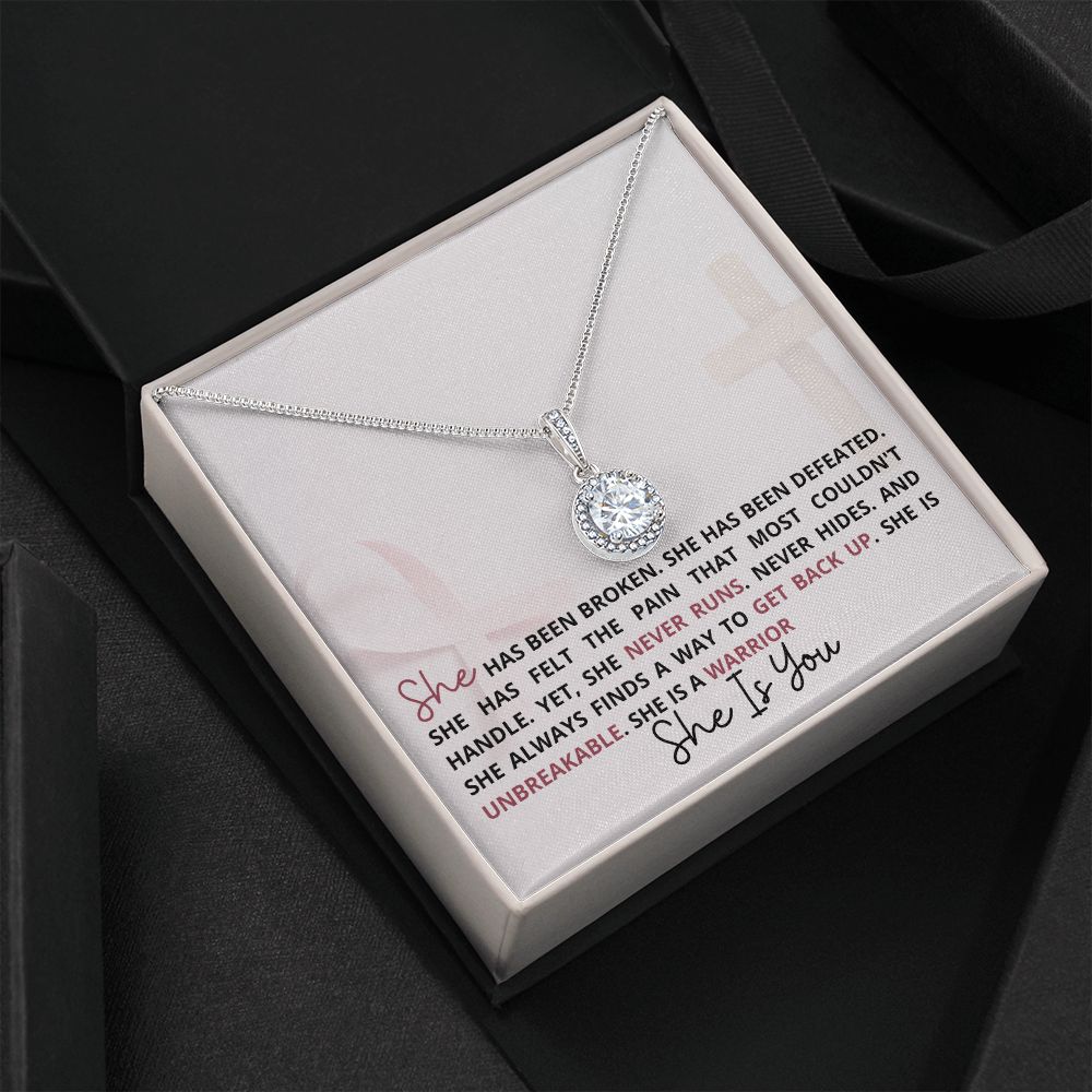 She Is A Warrior... Hope Necklace