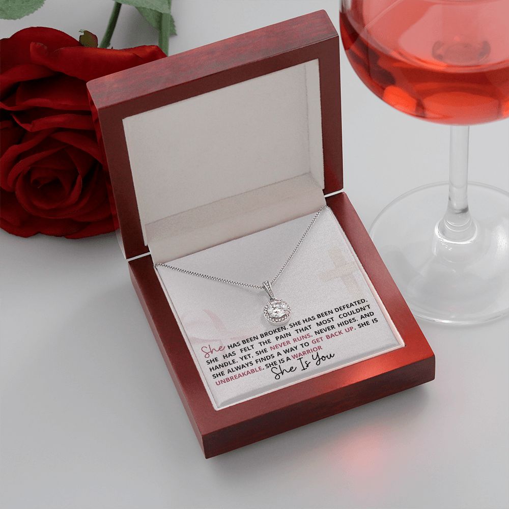 She Is A Warrior... Hope Necklace