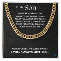 14K Gold Over Stainless Steel Cuban Link Chain