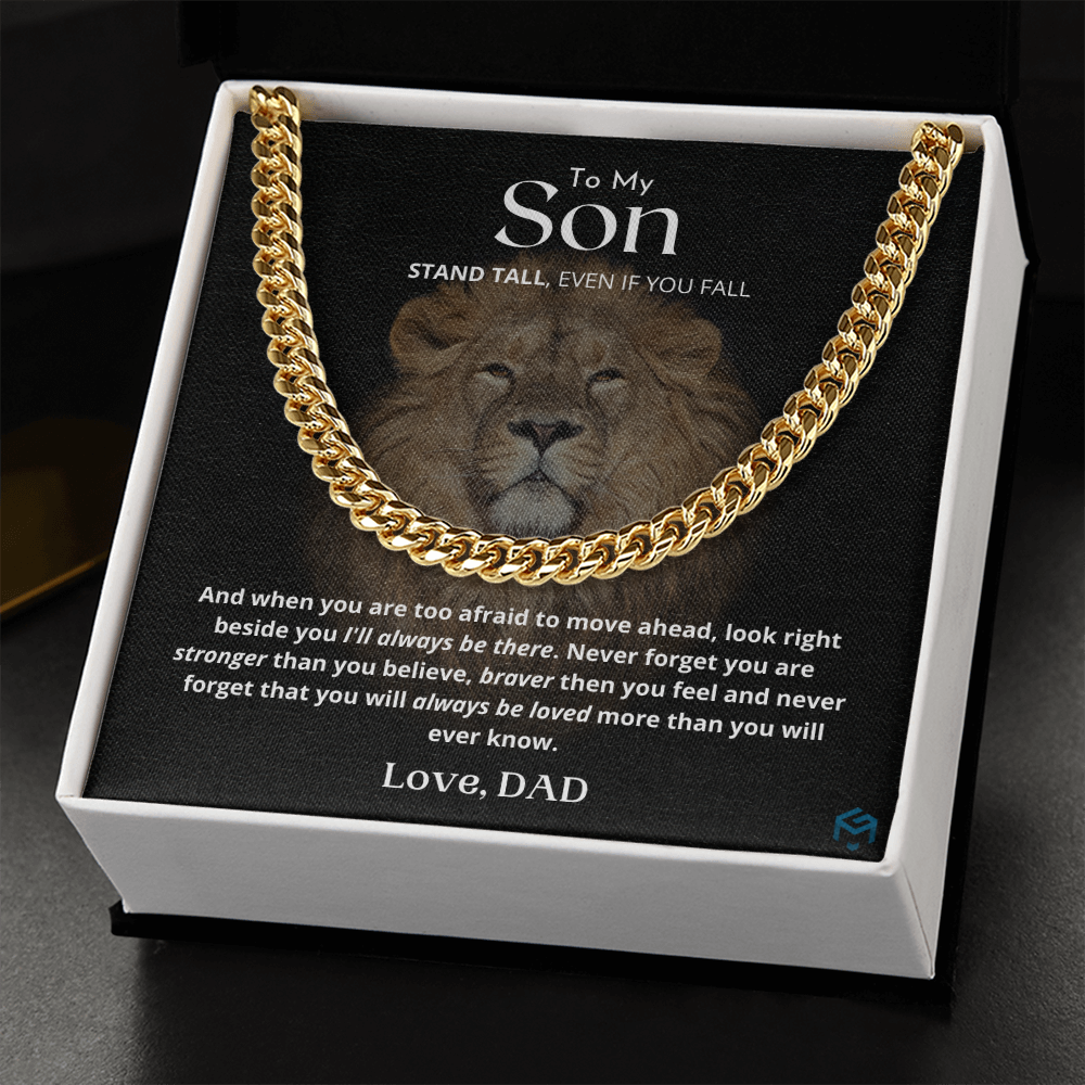 To My Son, Stand Tall...