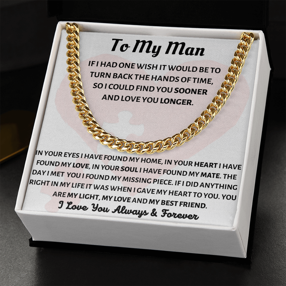 To My Man, If I Had One Wish...