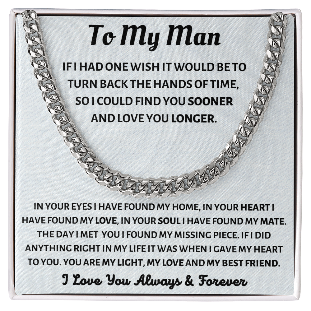 To My Man, If I Had One Wish...