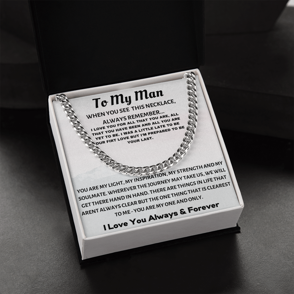 To My Man, I Love You...