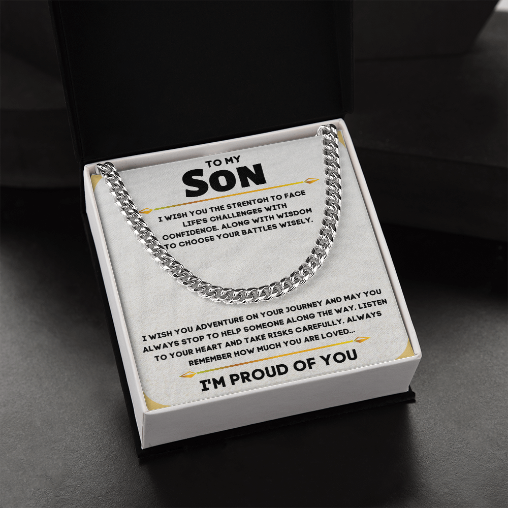 To My Son, I Wish You The Strength...