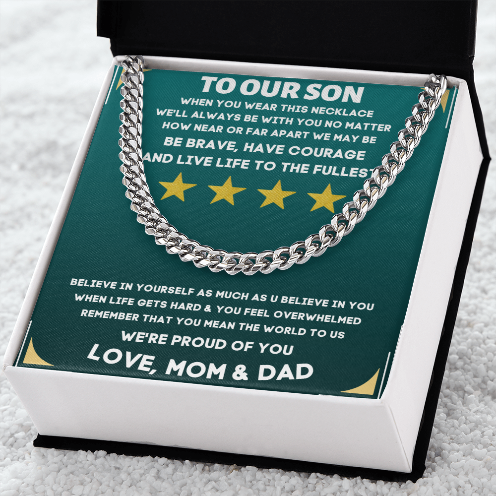 To Our Son, Be Brave...