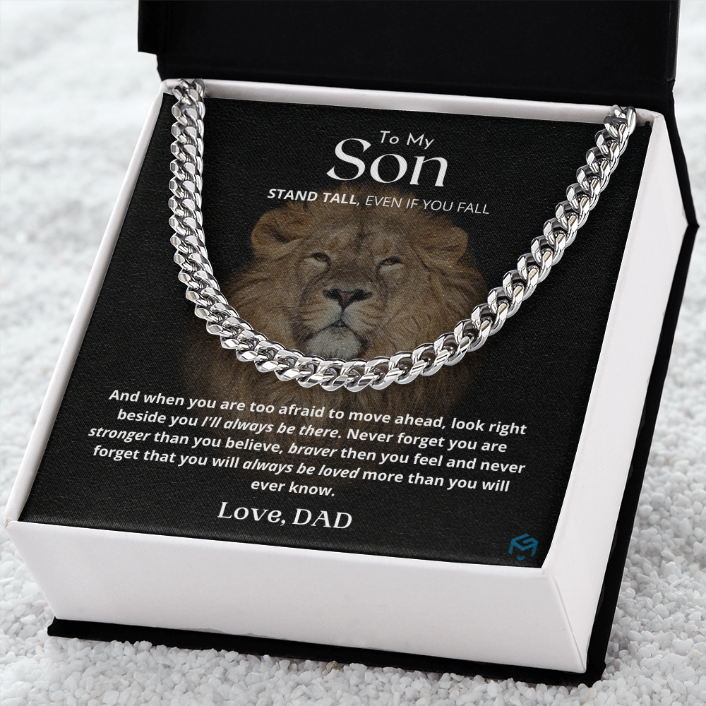 To My Son, Stand Tall...