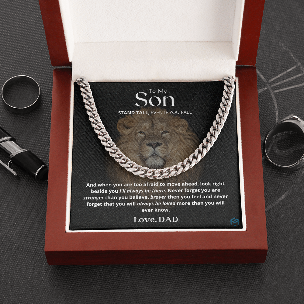 To My Son, Stand Tall...