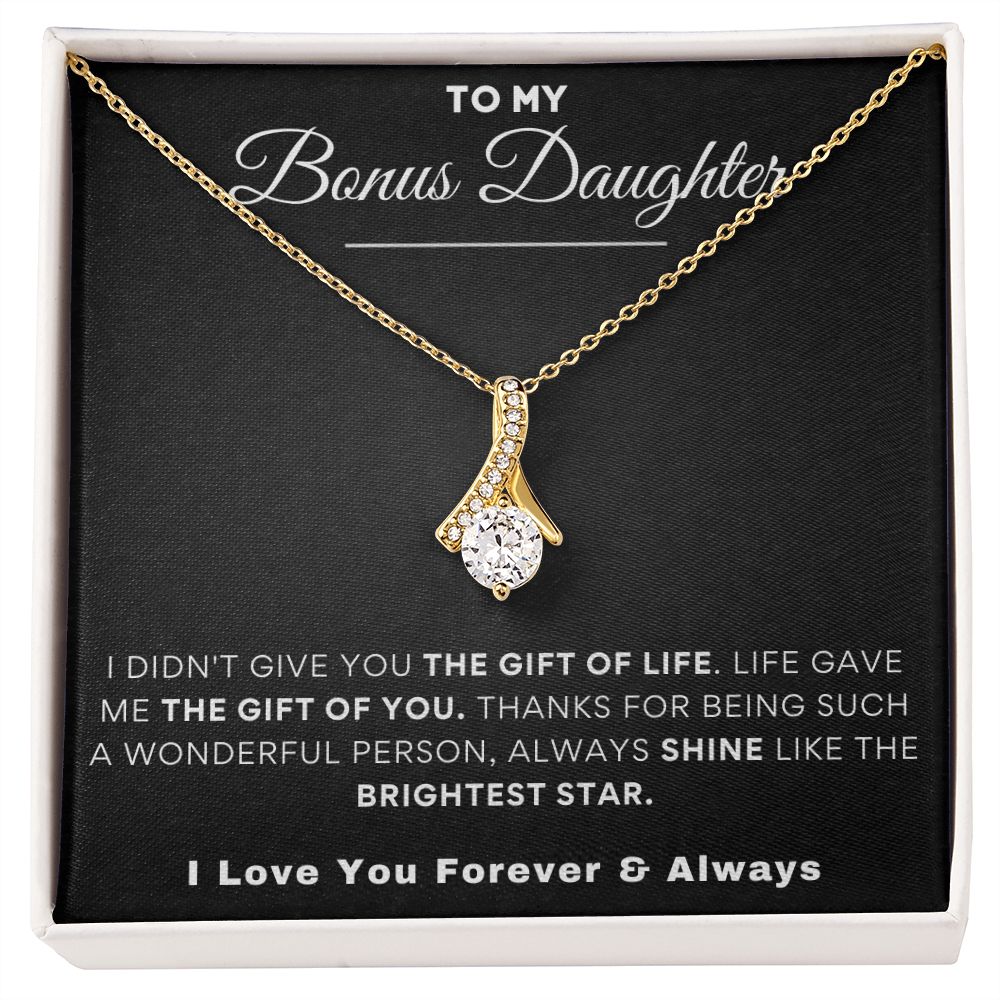 To My Bonus Daughter | The Alluring Beauty Necklace