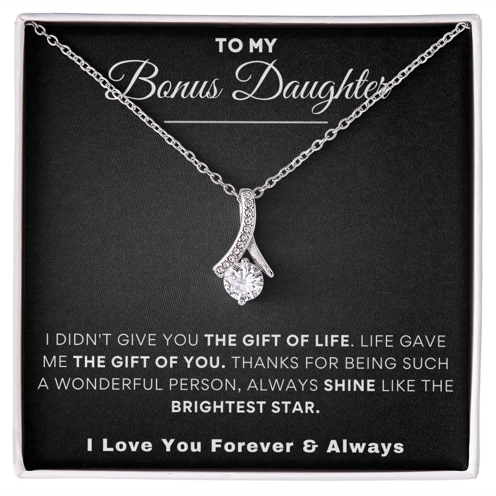To My Bonus Daughter | The Alluring Beauty Necklace