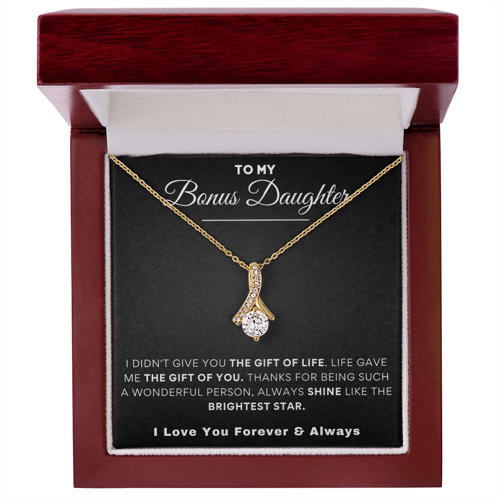 To My Bonus Daughter | The Alluring Beauty Necklace
