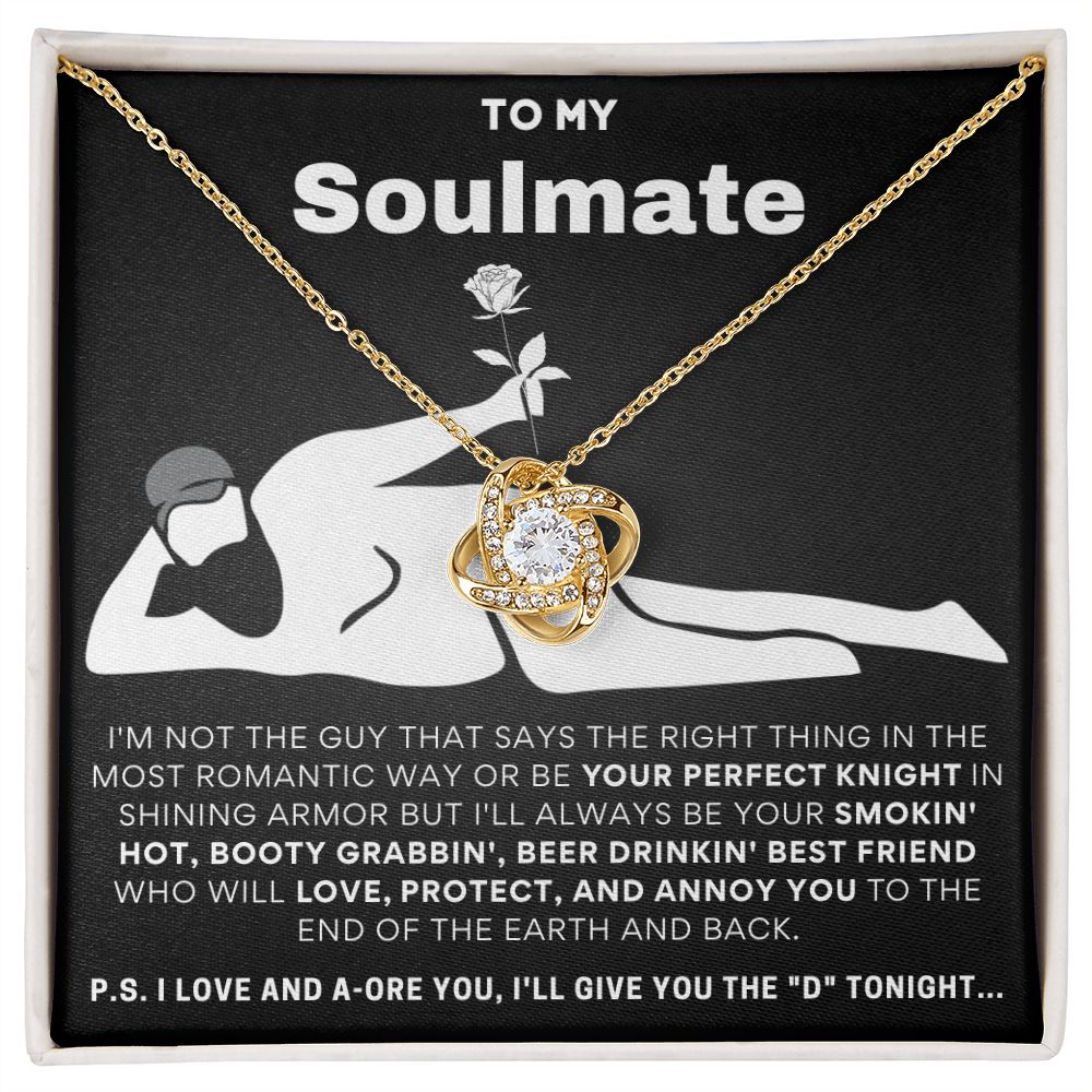 To My Soulmate... | Premium Love Knot Necklace