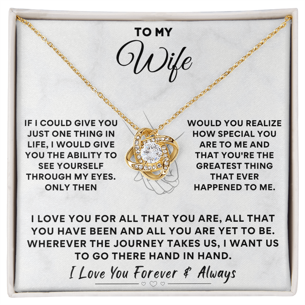 To My Wife, Hand In Hand...