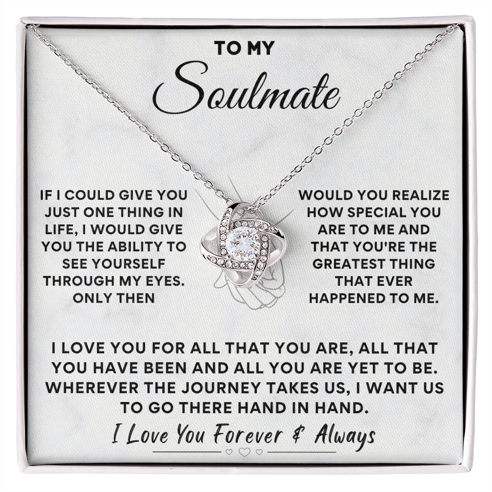To My Soulmate, Hand In Hand...