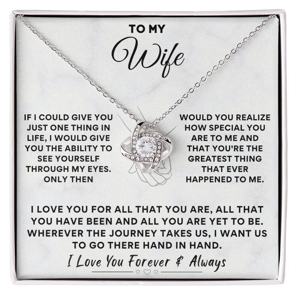 To My Wife, Hand In Hand...