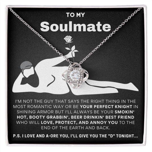 To My Soulmate... | Premium Love Knot Necklace