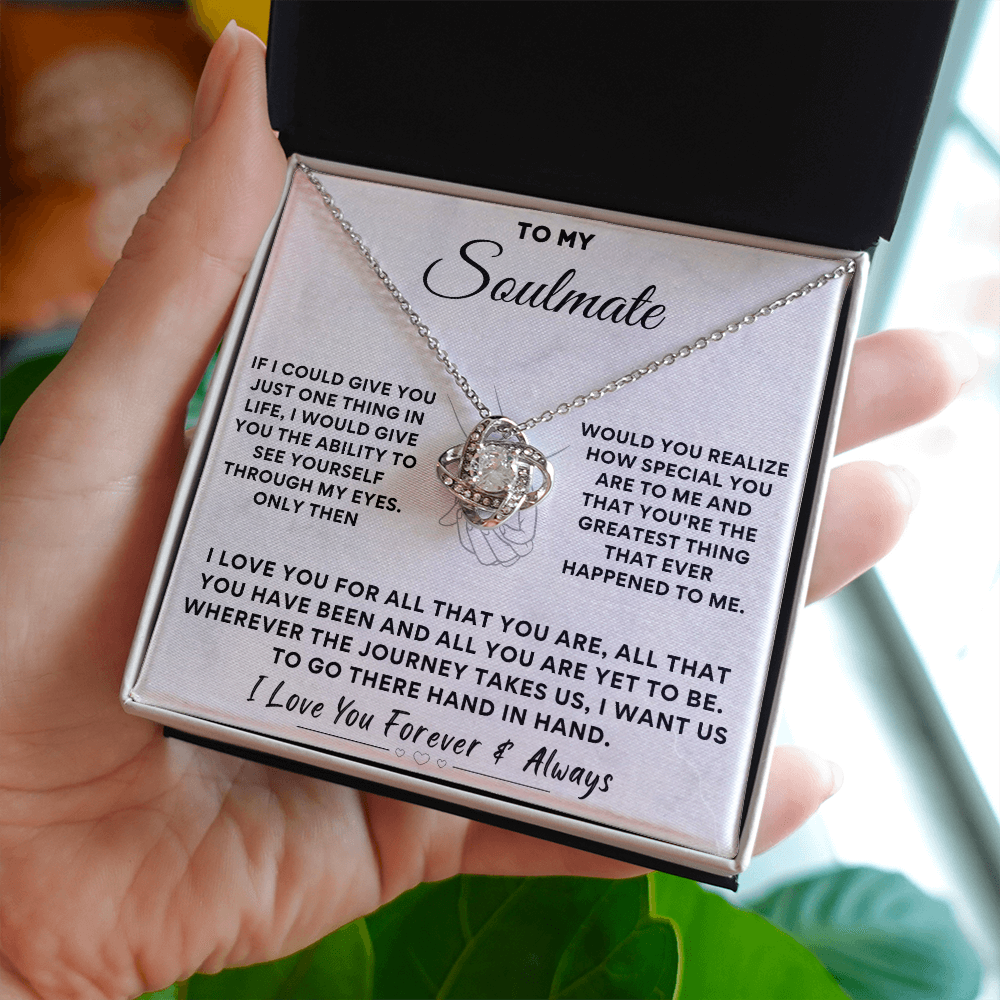 To My Soulmate, Hand In Hand...