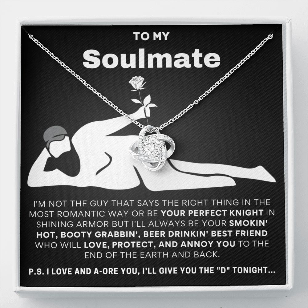 To My Soulmate... | Premium Love Knot Necklace