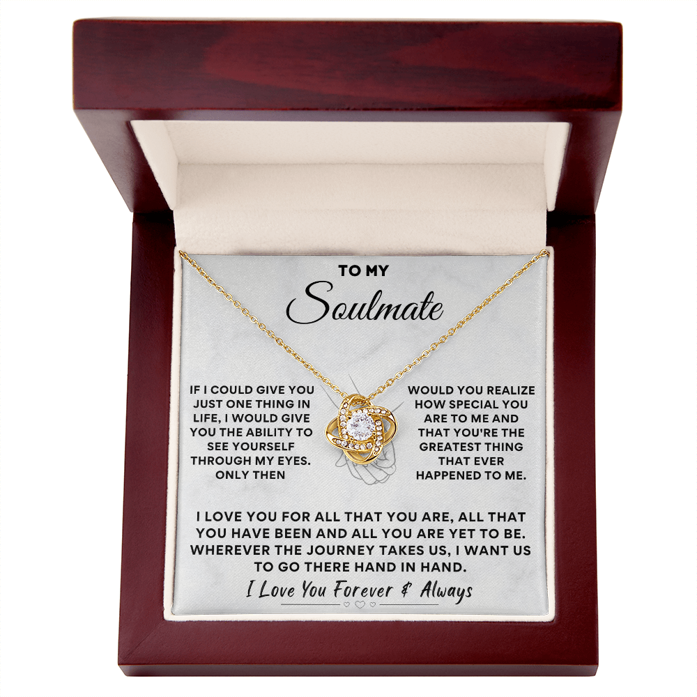 To My Soulmate, Hand In Hand...