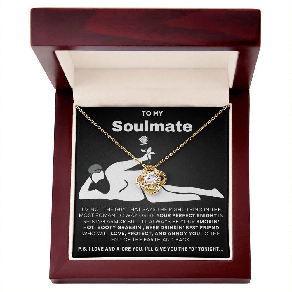 To My Soulmate... | Premium Love Knot Necklace