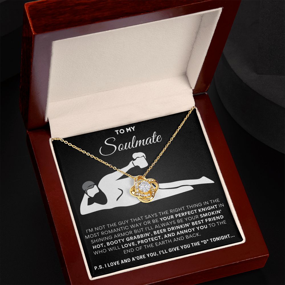 To My Soulmate | Premium Love Knot Necklace