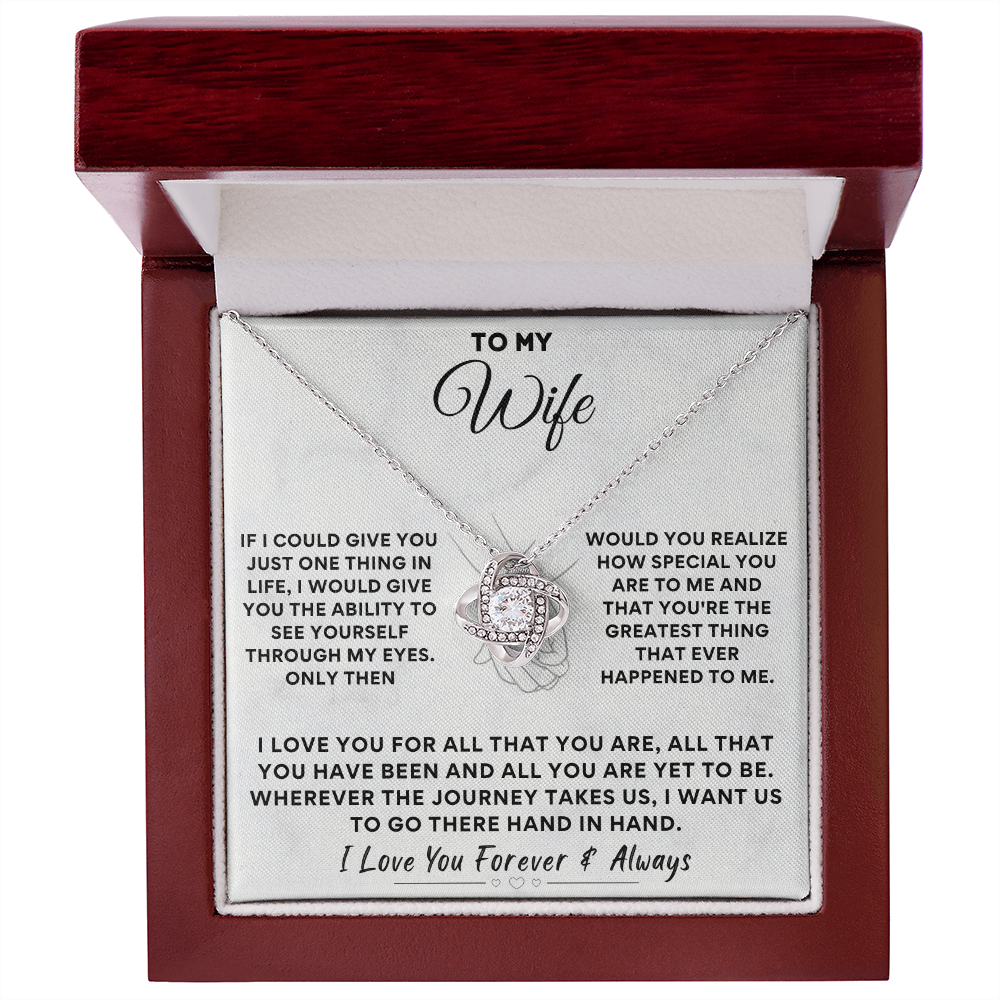 To My Wife, Hand In Hand...