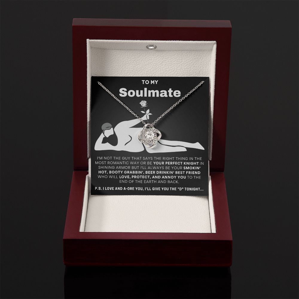To My Soulmate... | Premium Love Knot Necklace