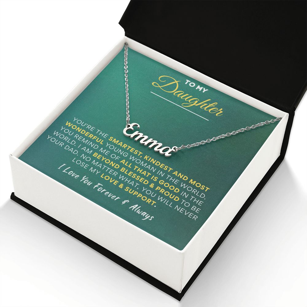 To My Daughter | Premium Custom Name Necklace
