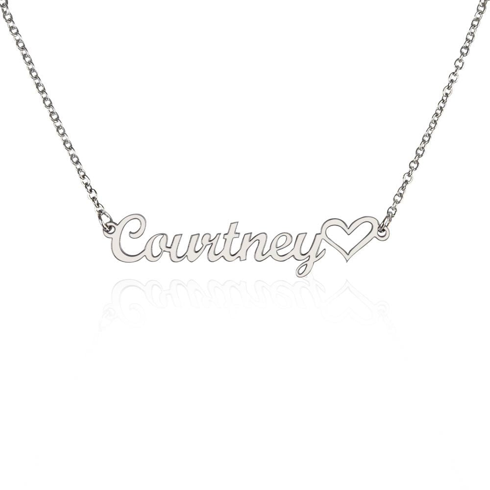 Exclusive Personalized Heart Name Necklace...
