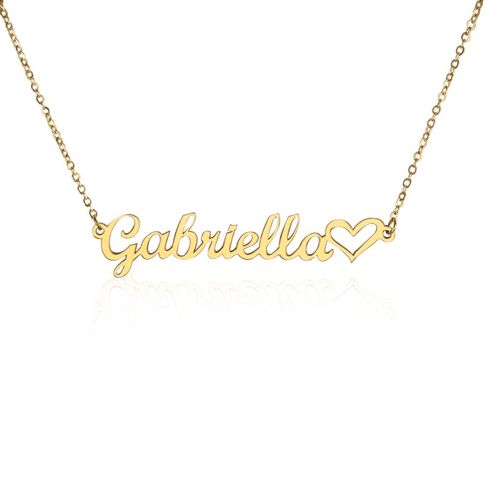 Exclusive Personalized Heart Name Necklace...