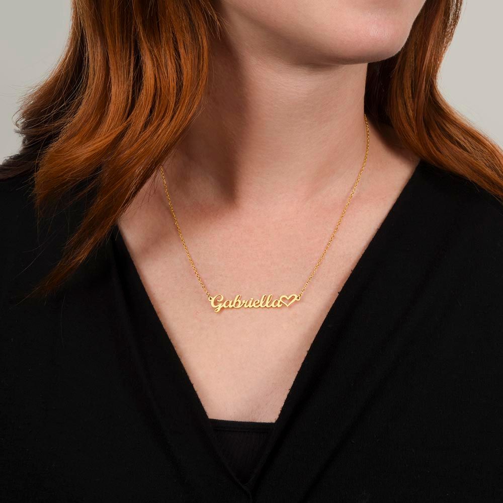 Exclusive Personalized Heart Name Necklace...