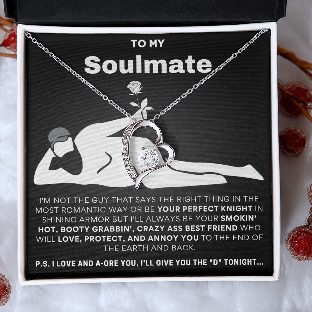 To My Soulmate, I'll Give You The D... Luxury Forever Love Necklace