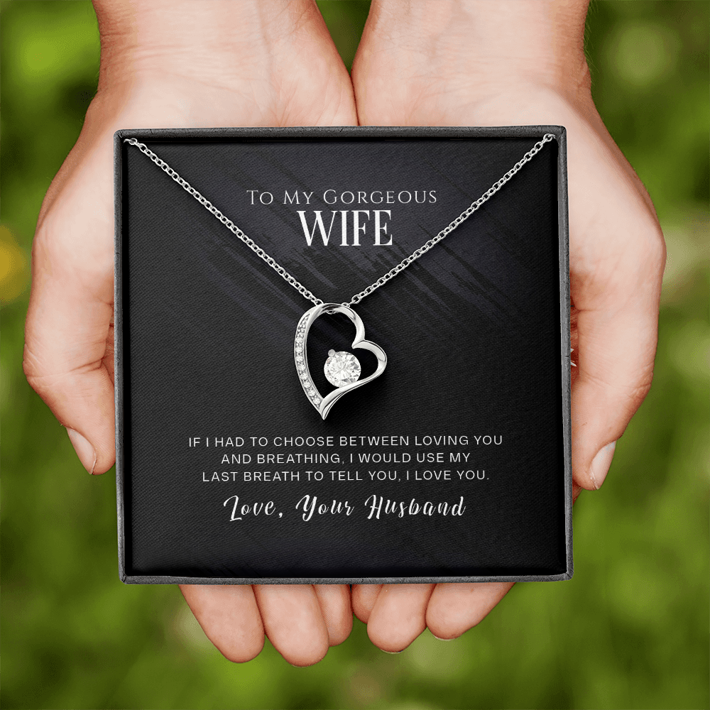To My Gorgeous Wife, If I Had To Choose...