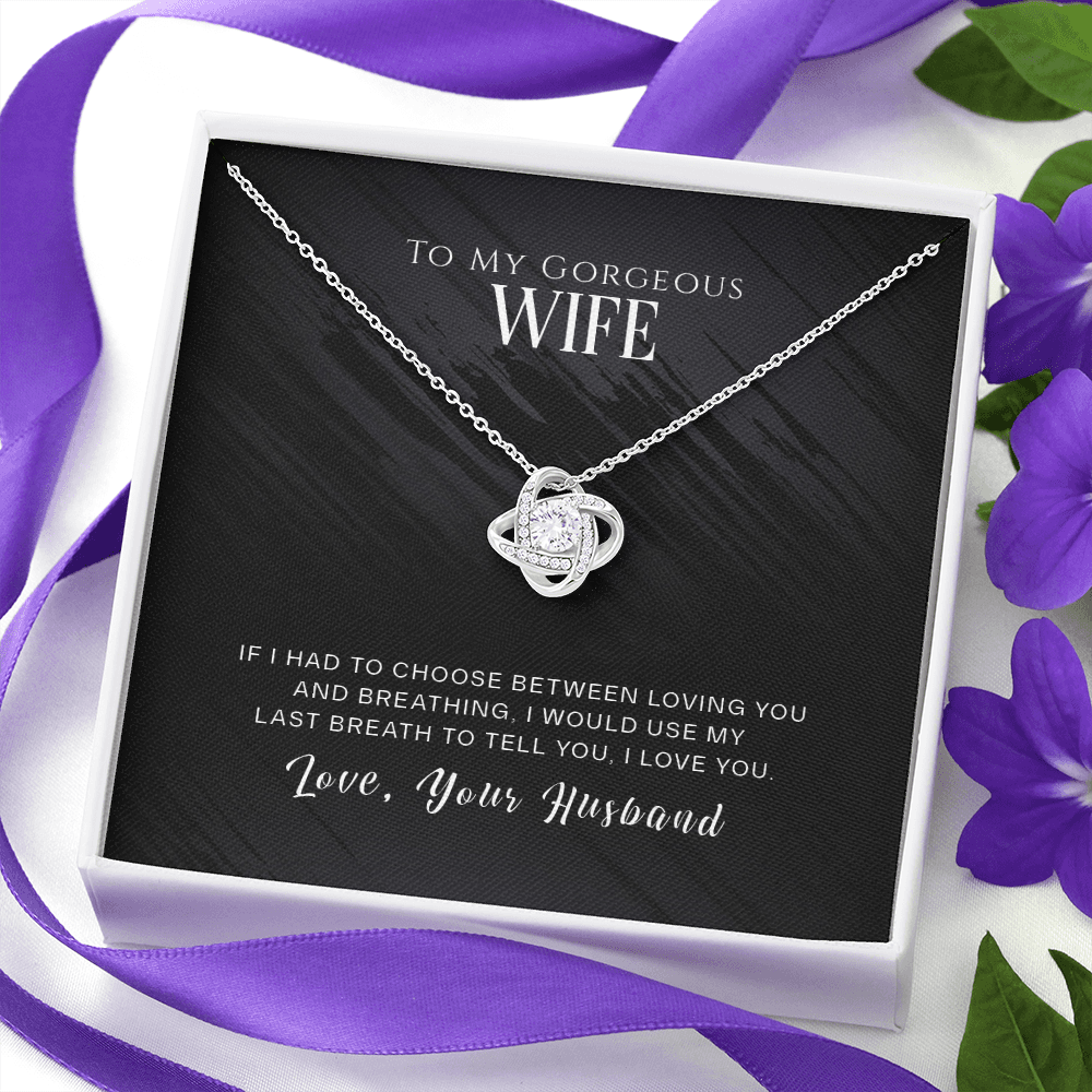 To My Gorgeous Wife, If I Had To Choose...