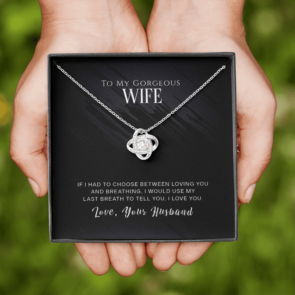 To My Gorgeous Wife, If I Had To Choose...