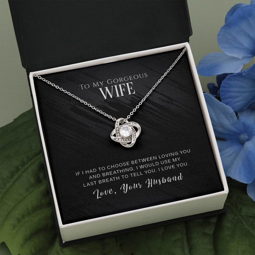 To My Gorgeous Wife, If I Had To Choose...