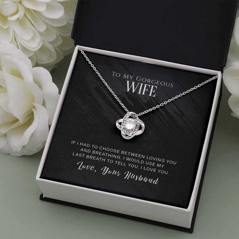 To My Gorgeous Wife, If I Had To Choose...