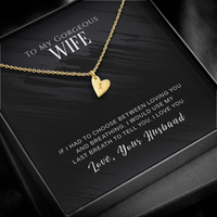18K Yellow Gold Finish - 1 Heart