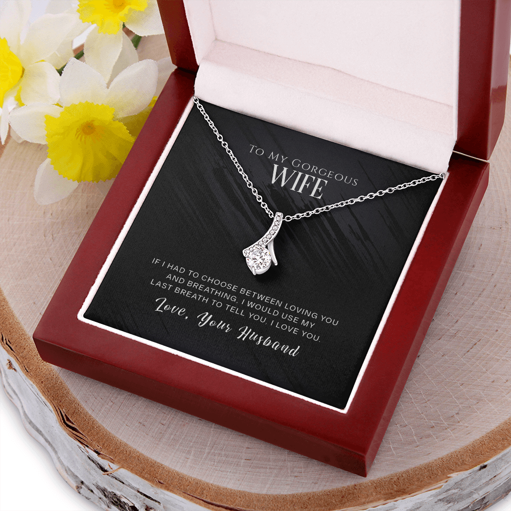 To My Gorgeous Wife, If I Had To Choose...