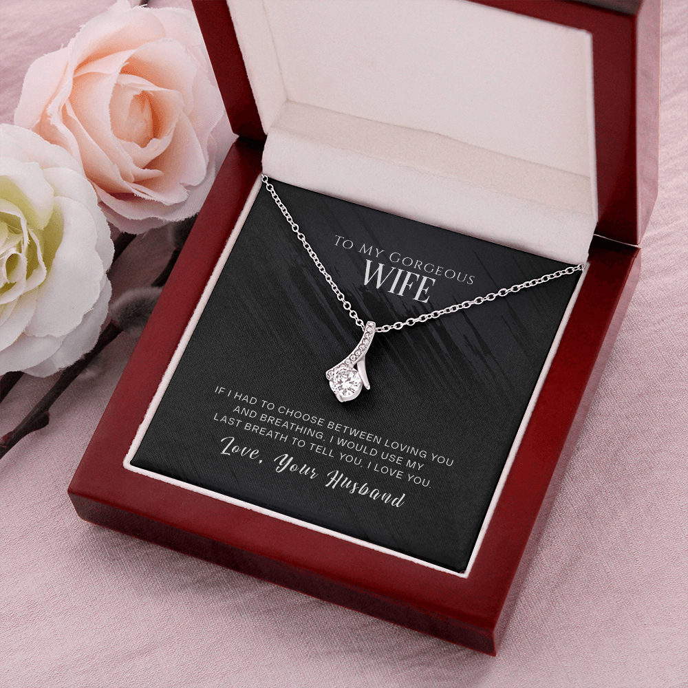 To My Gorgeous Wife, If I Had To Choose...