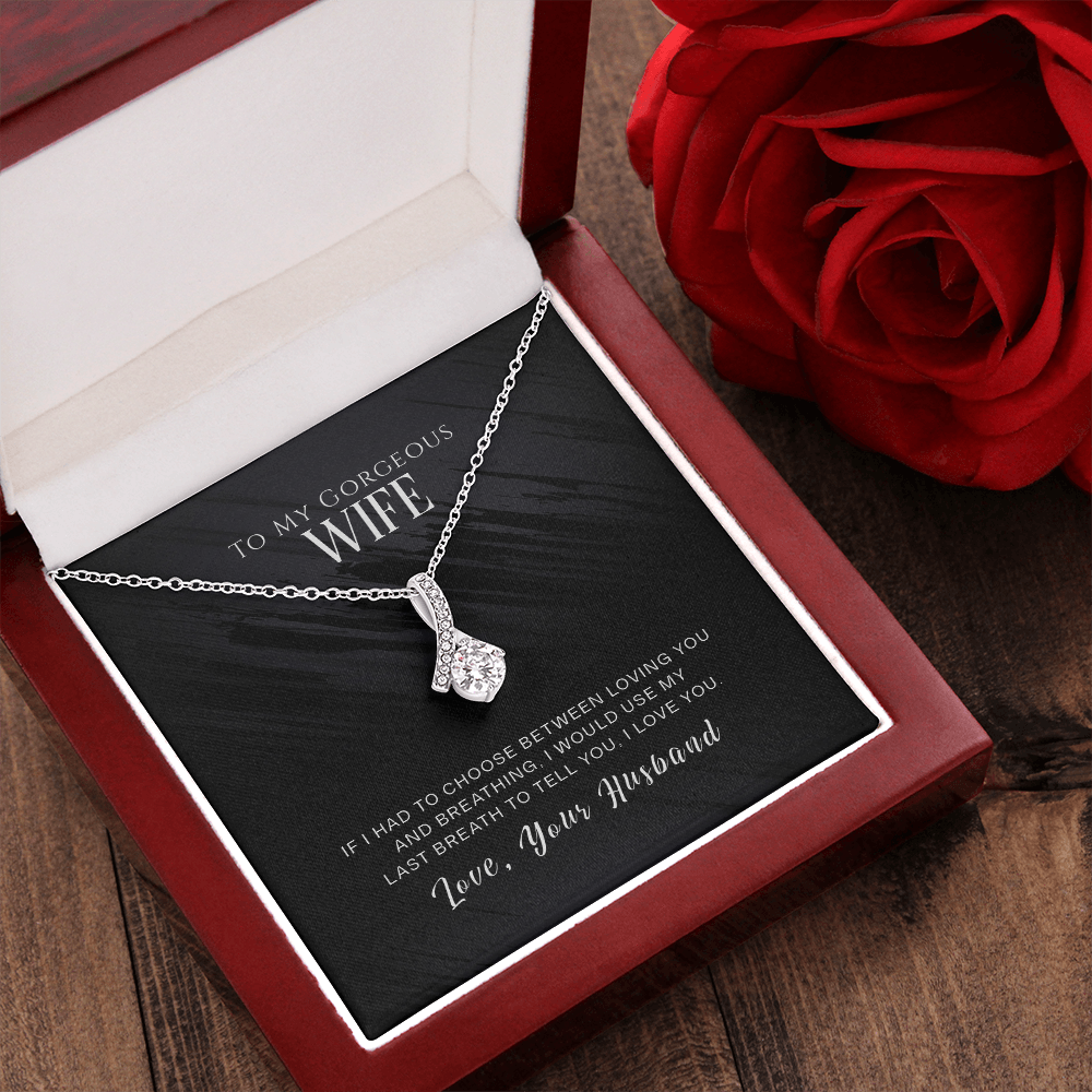 To My Gorgeous Wife, If I Had To Choose...