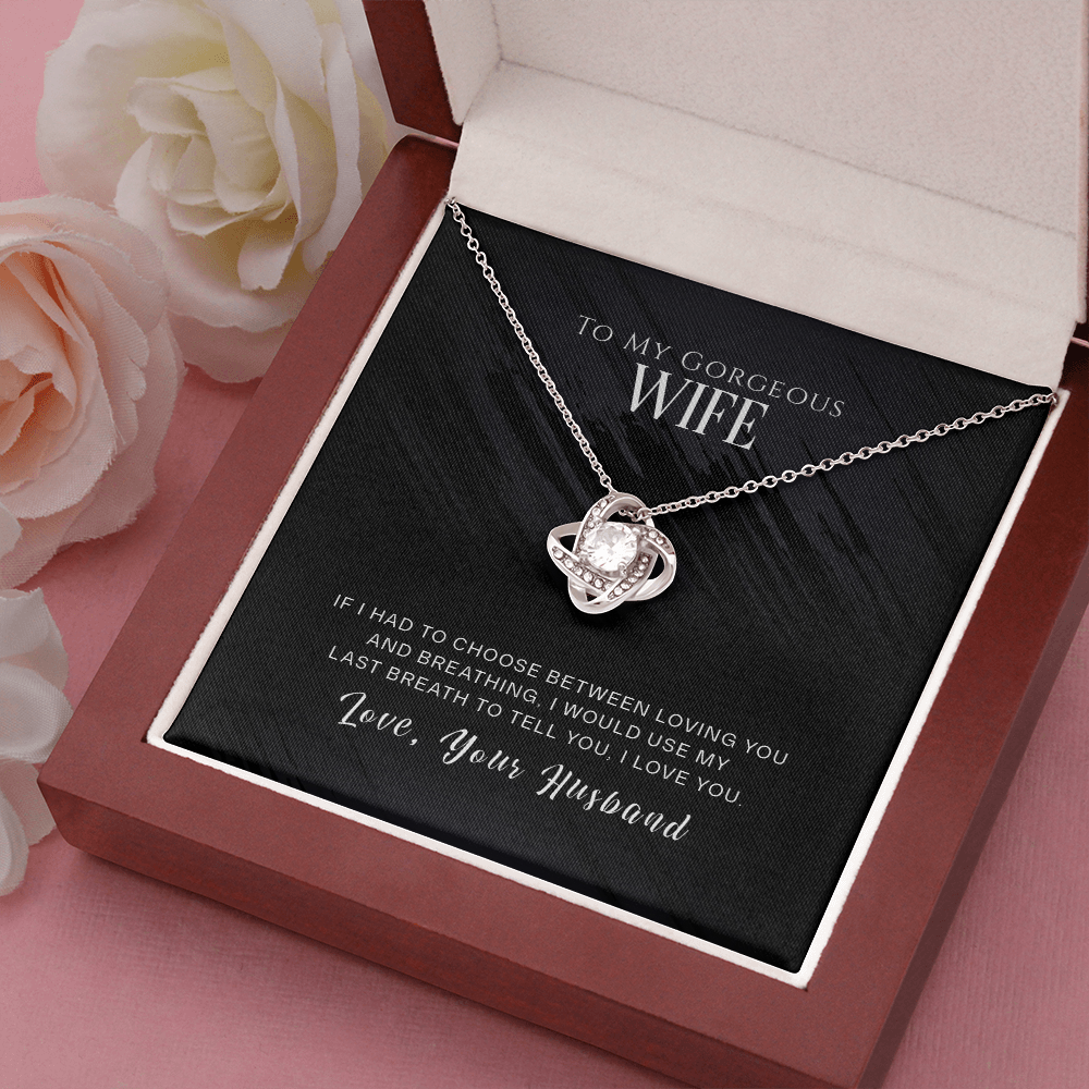 To My Gorgeous Wife, If I Had To Choose...