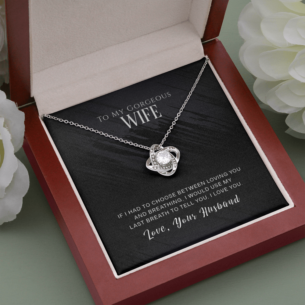 To My Gorgeous Wife, If I Had To Choose...