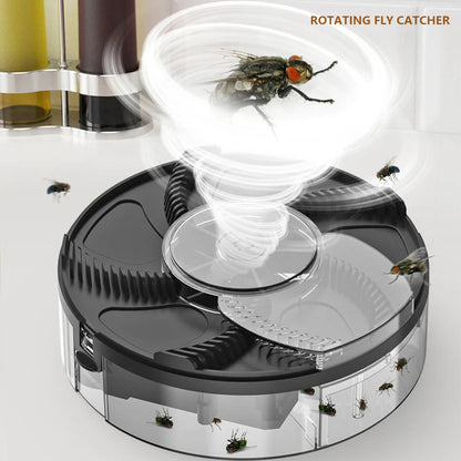 Automatic Flytrap - Quiet  and effective insect trapper | works indoors and outdoors